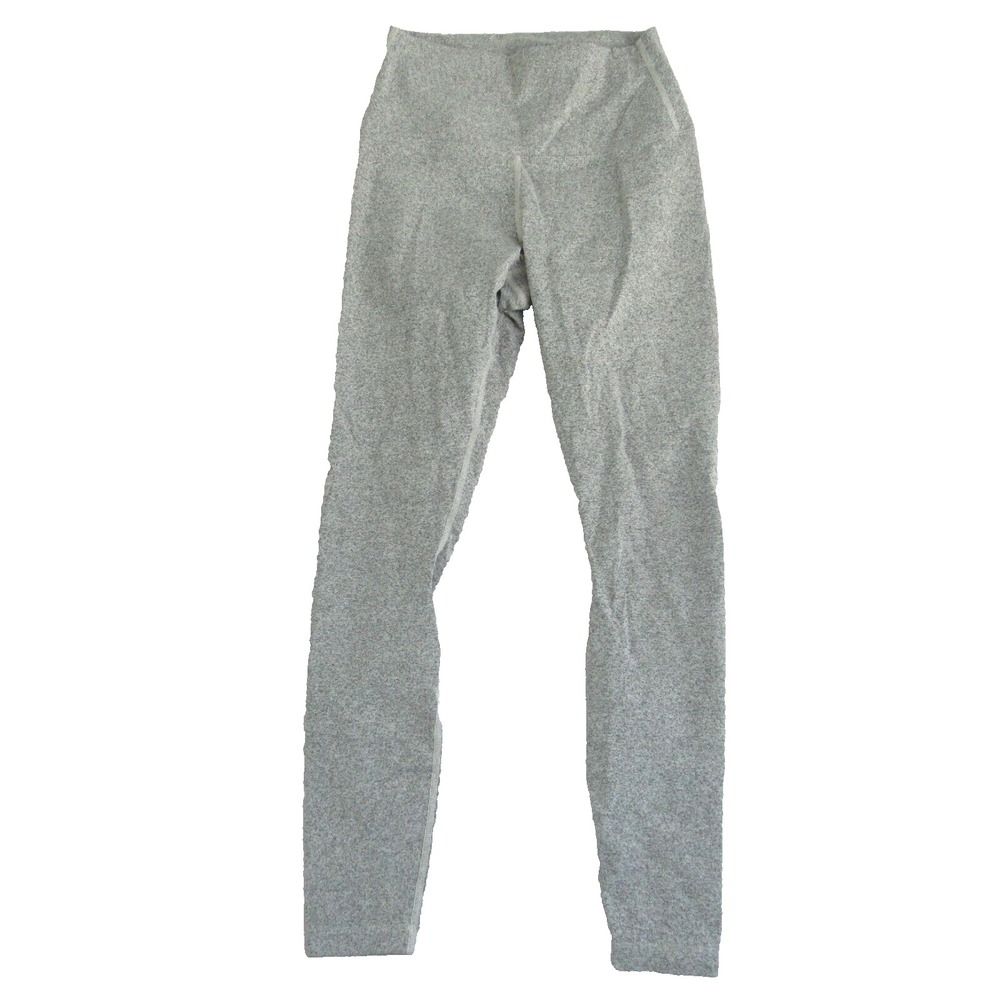 Nobull Tights Womens Size Small Gray Heather Full Length Crossfit Athleisure Gym